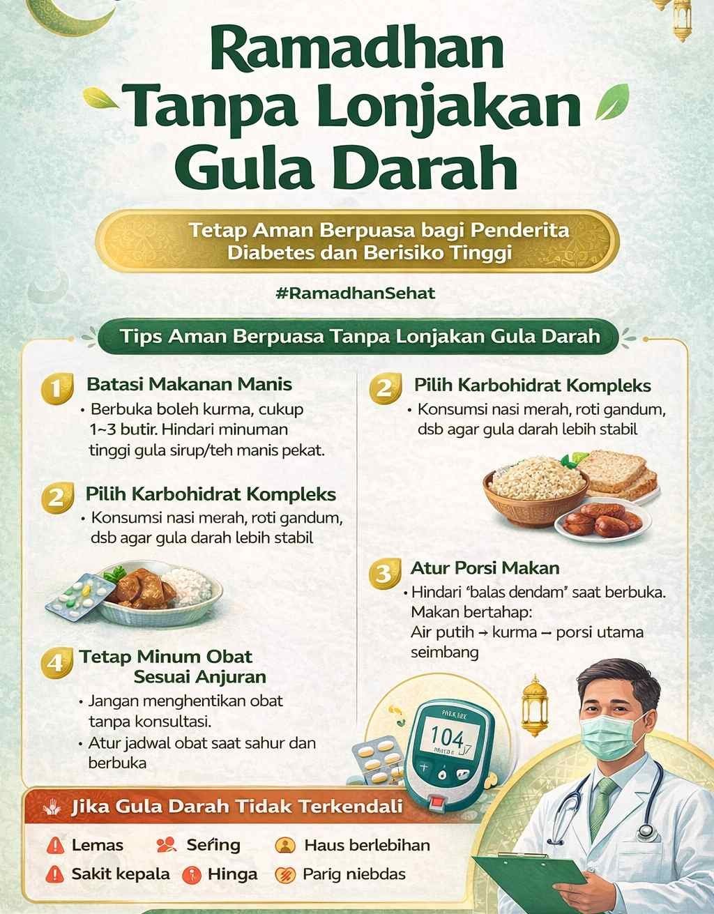 Ramadhan Tanpa Lonjakan Gula Darah